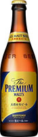 The Premium Malt’s medium glass bottle